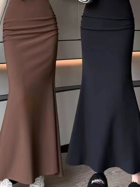A-Line Skirt Midi - Gonna a coda di pesce alla