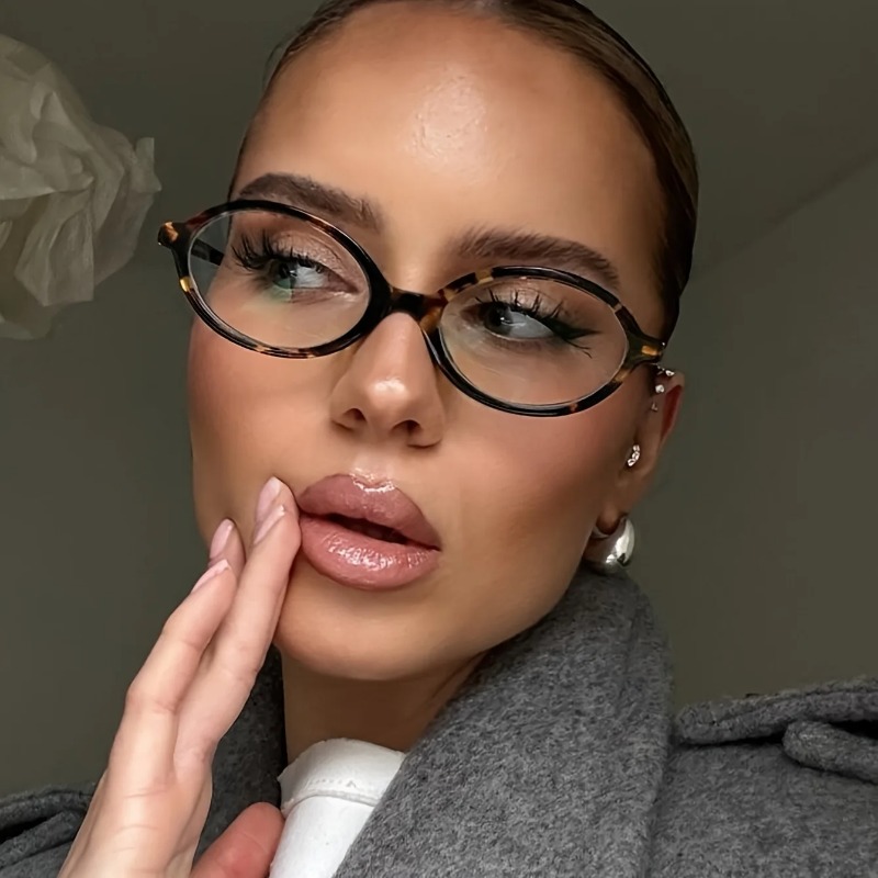 Women'S Fashion Eyewear - Occhiali da Sole Ovali Vintage Donna,