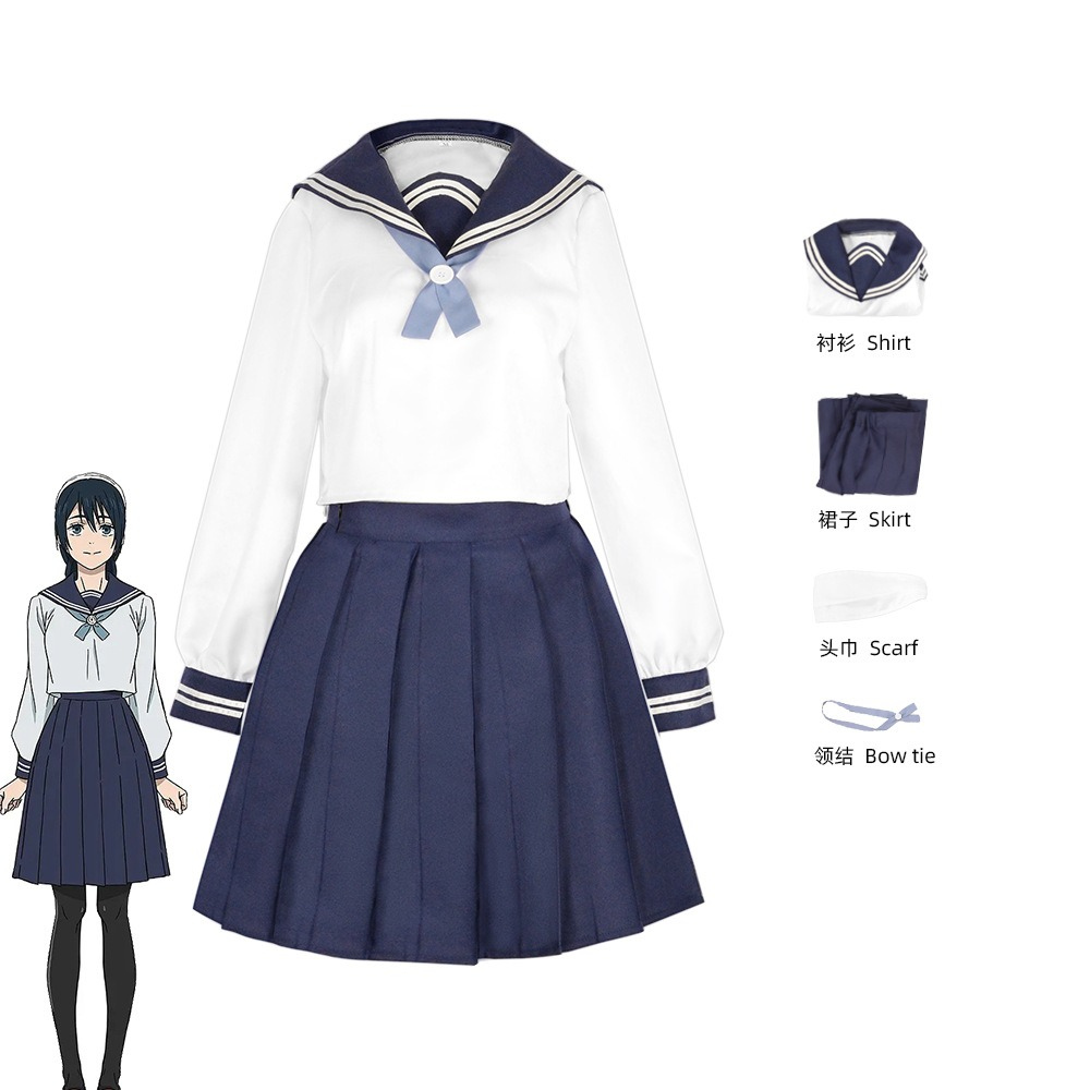Pleated Skirt Women - Costume cosplay Amanai Riko Jujutsu Kaisen