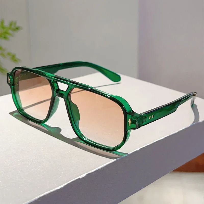 Women'S Fashion Eyewear - Nuovi Occhiali da Sole Quadrati Vintage