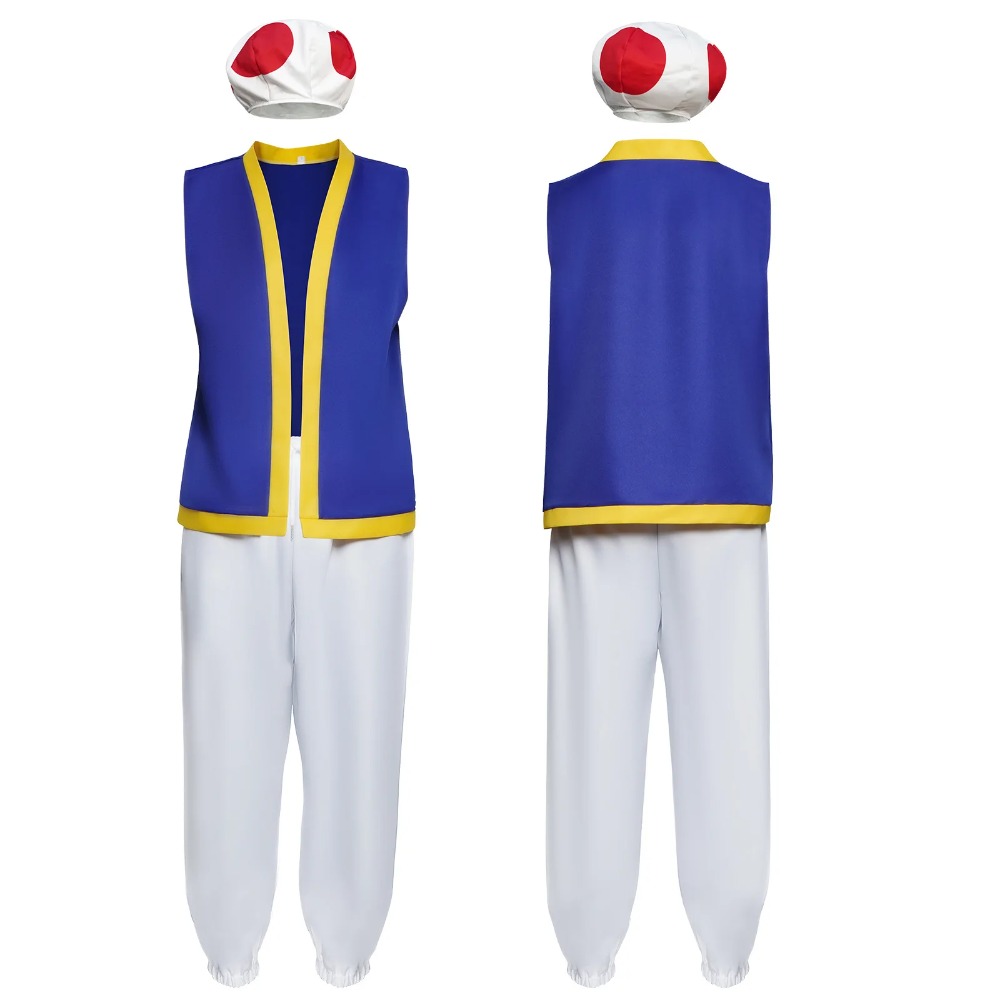 Knitted Vest Women - Kinopio-Sombrero De Cosplay De Toad Para