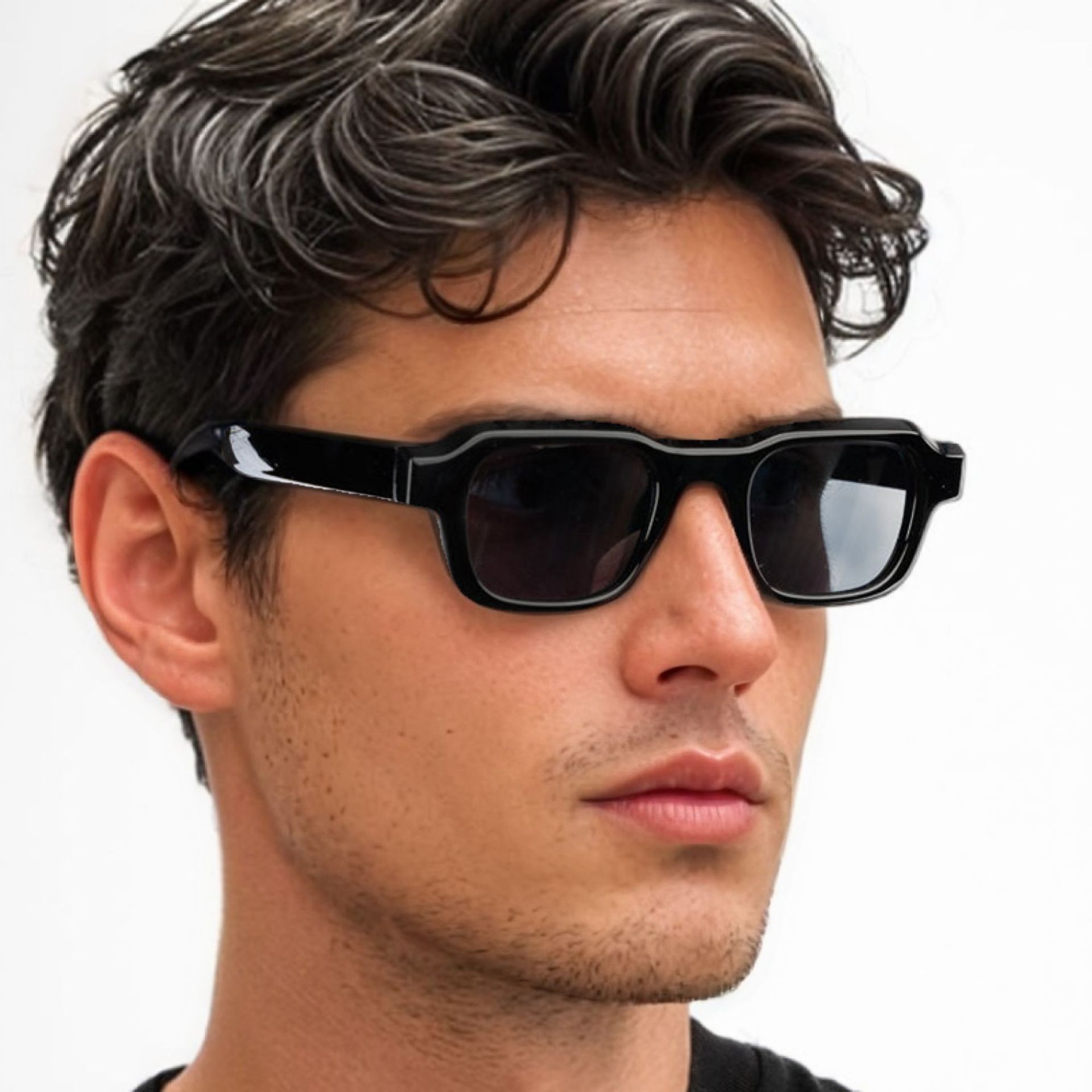 Women'S Fashion Eyewear - Occhiali da Sole Vintage Rettangolari per