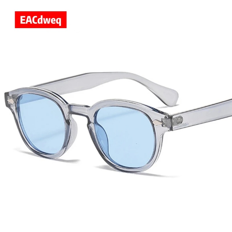 Women'S Fashion Eyewear - Occhiali da Sole Rotondi Vintage Donna