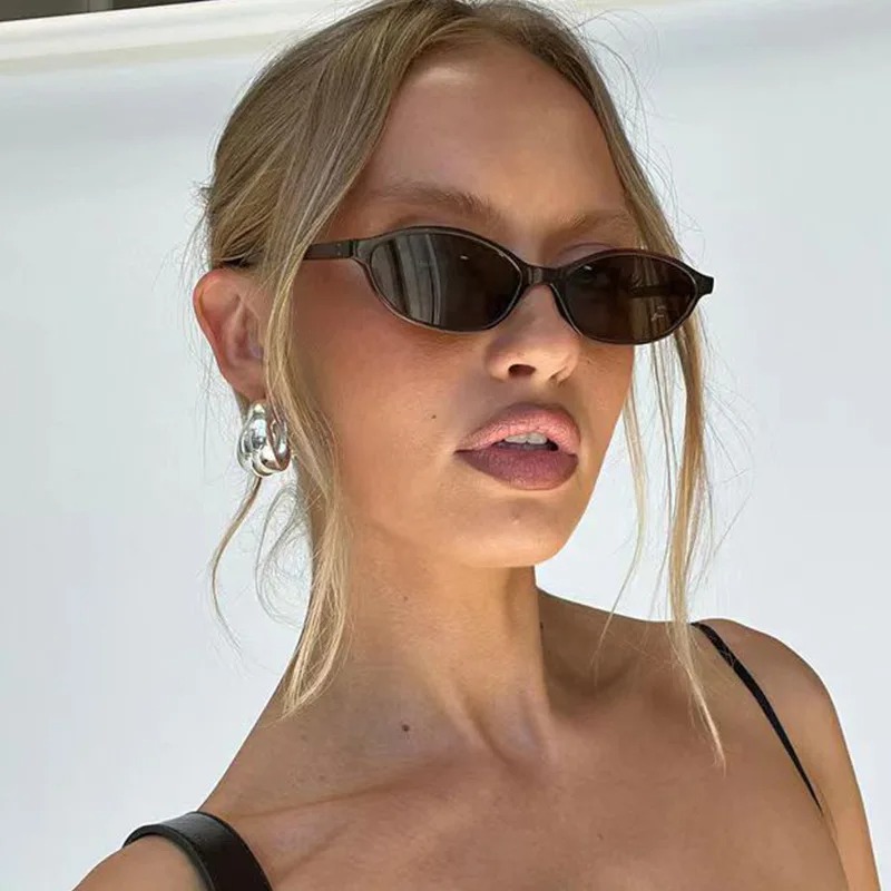 Women'S Fashion Eyewear - Occhiali da Sole Retrò con Montatura