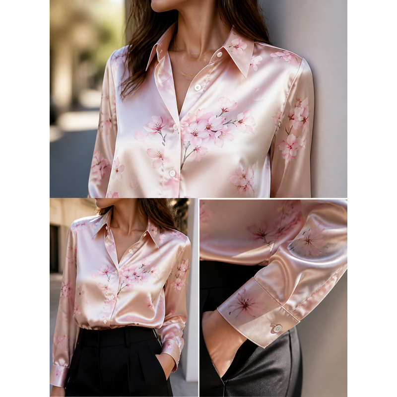 Women Fashion Blouse - Camicia Elegante da Donna con Colletto