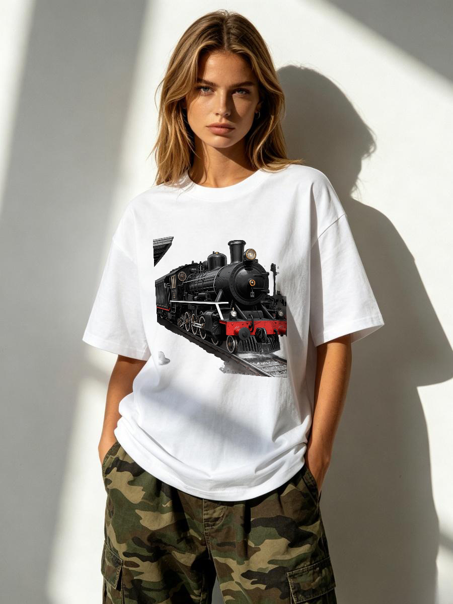 Women'S Fashion Of The 70S - T-Shirt Estive con Grafiche Anni '70,