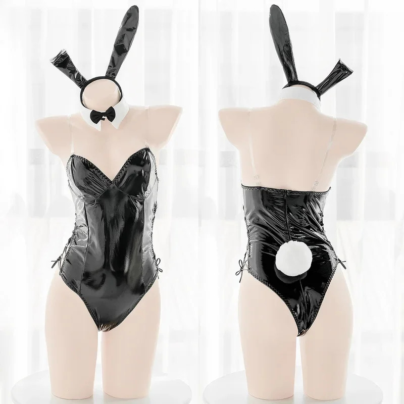 Knitted Vest Women - Lingerie sexy Cosplay Costume da coniglio