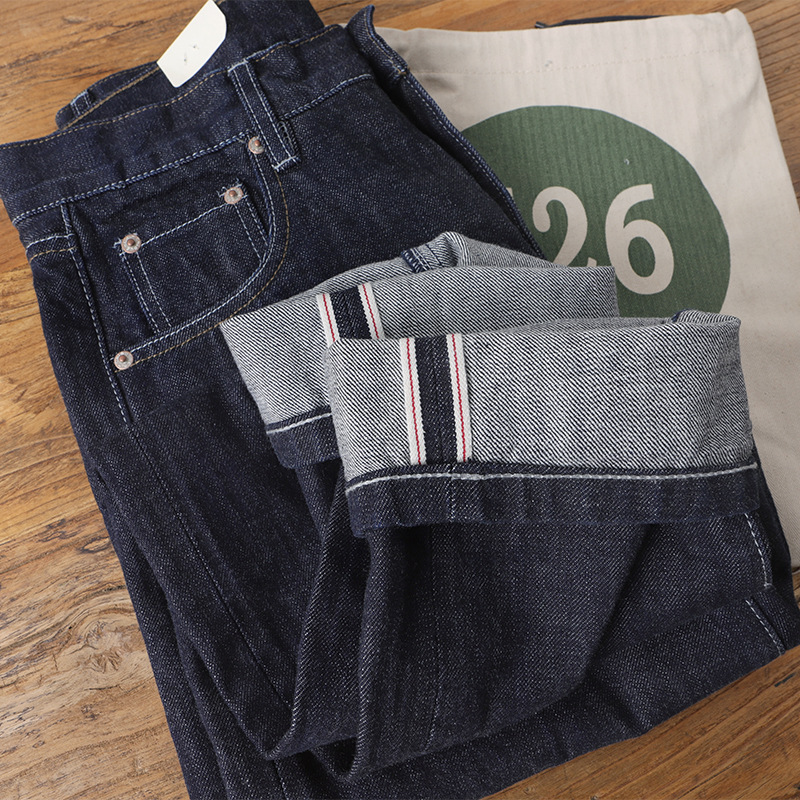 Levis Jeans 501 - Amekaji Jeans in denim con cimosa