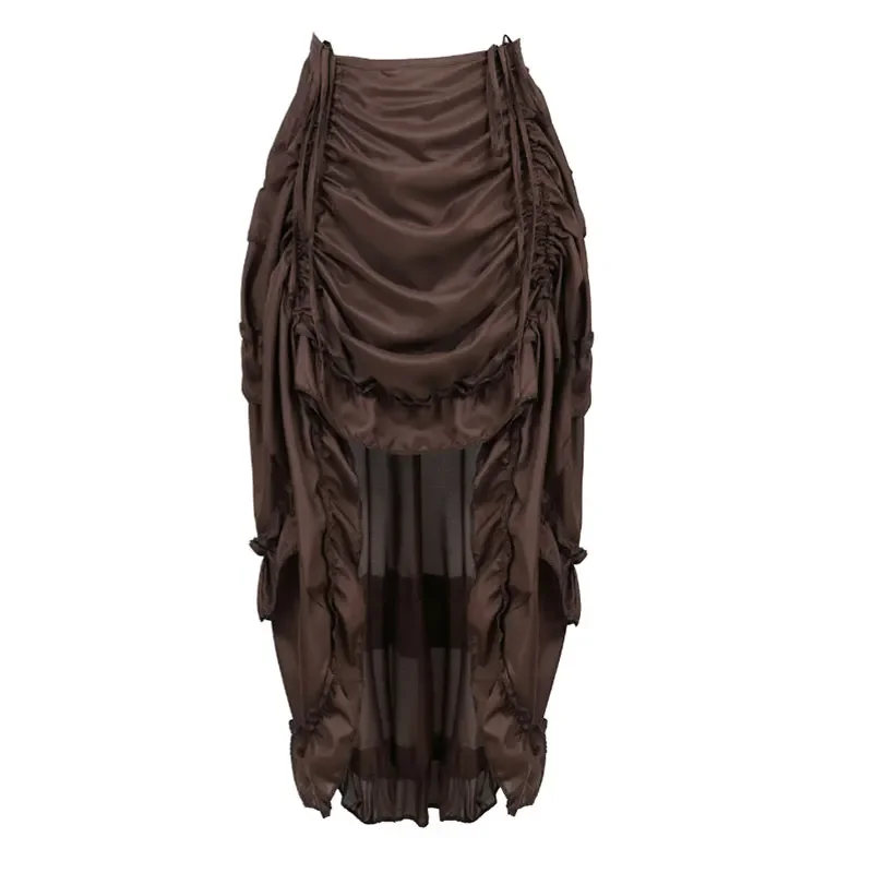 Pleated Skirt Women - Gonne Steampunk da Donna Gotiche Irregolari