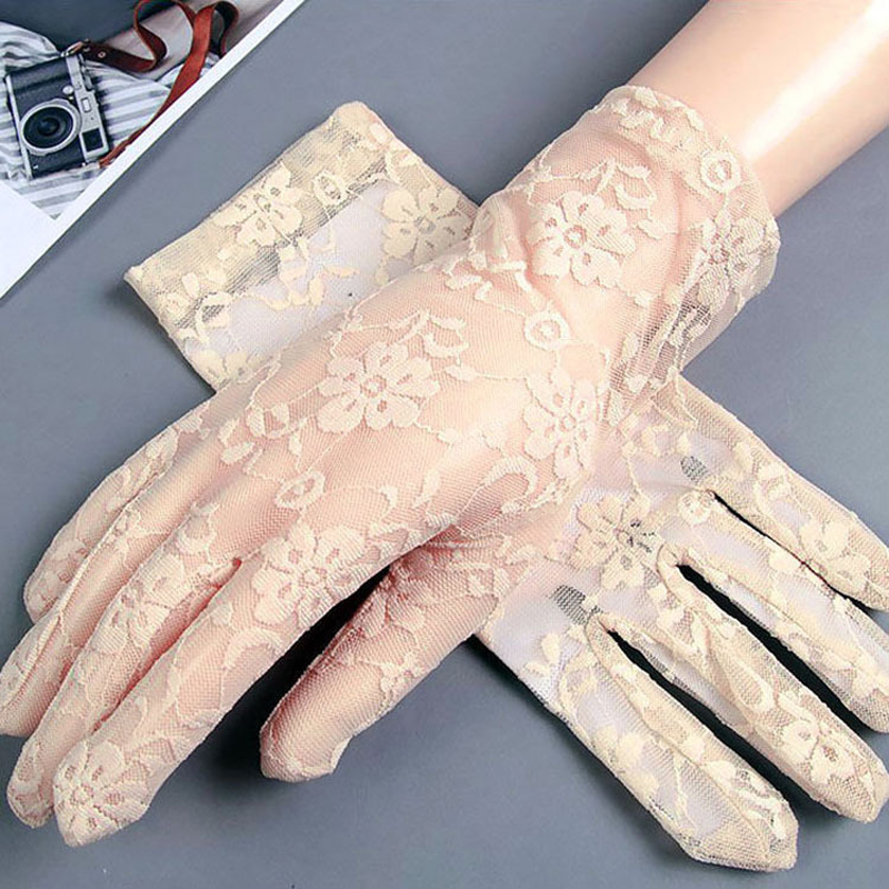 Women'S Fashion Gloves - Guanti da donna estivi corti in