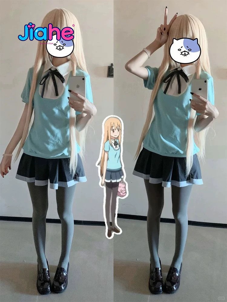 Pleated Skirt Women - Himouto! Costume Cosplay Anime Doma Umaru,