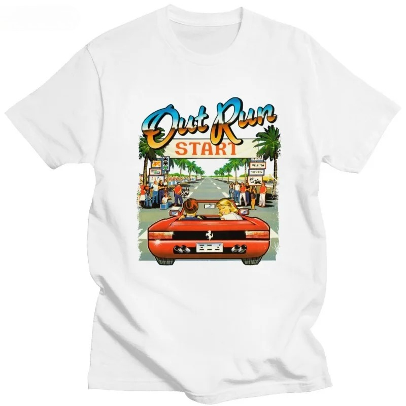 Women'S Fashion In The 80S - T-shirt per videogiochi da corsa arcade