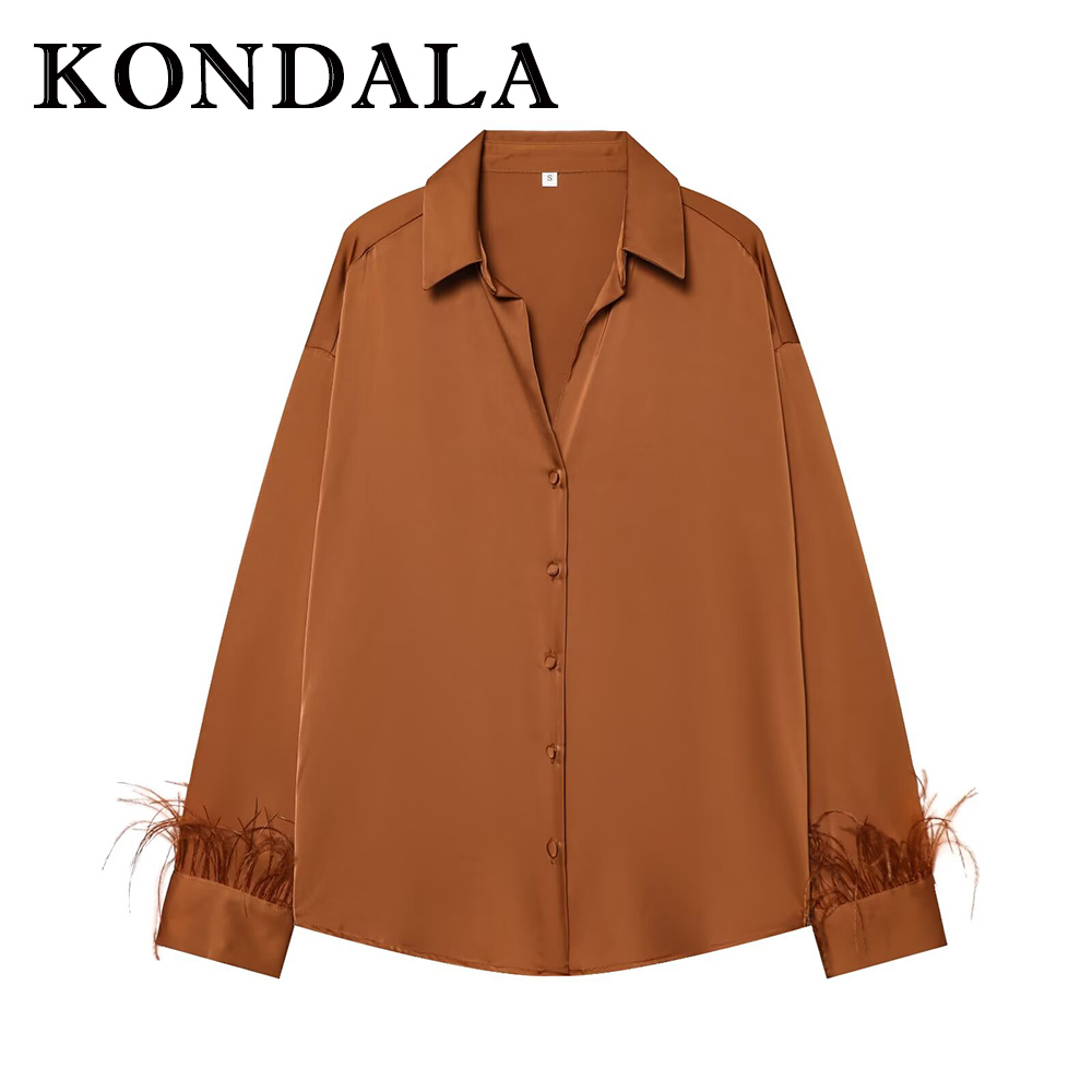 KONDALA Vintage Solid Orange N - Women'S Fashion Trends Fall 2025 recensione e prezzo