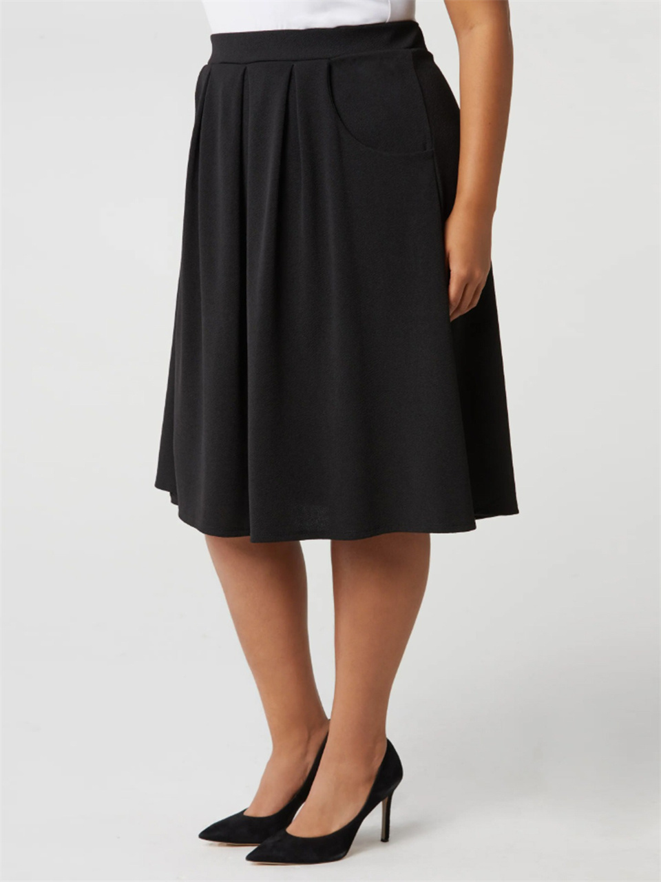 GIBSIE Plus Size Gonna longuet - A-Line Skirt Midi recensione e prezzo