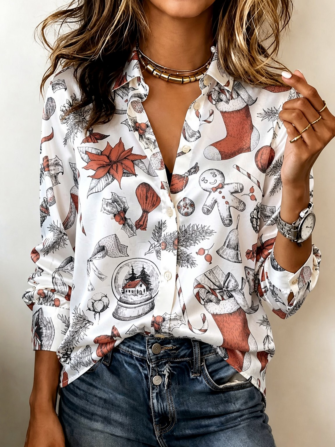 Camicetta in Raso a Maniche Lu - Women Fashion Blouse recensione e prezzo