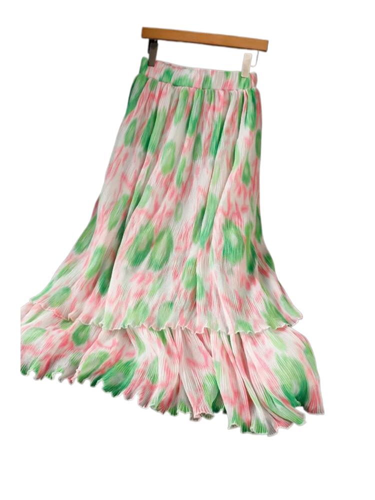 2026 Gonna a pieghe in chiffon - Pleated Skirt Women recensione e prezzo