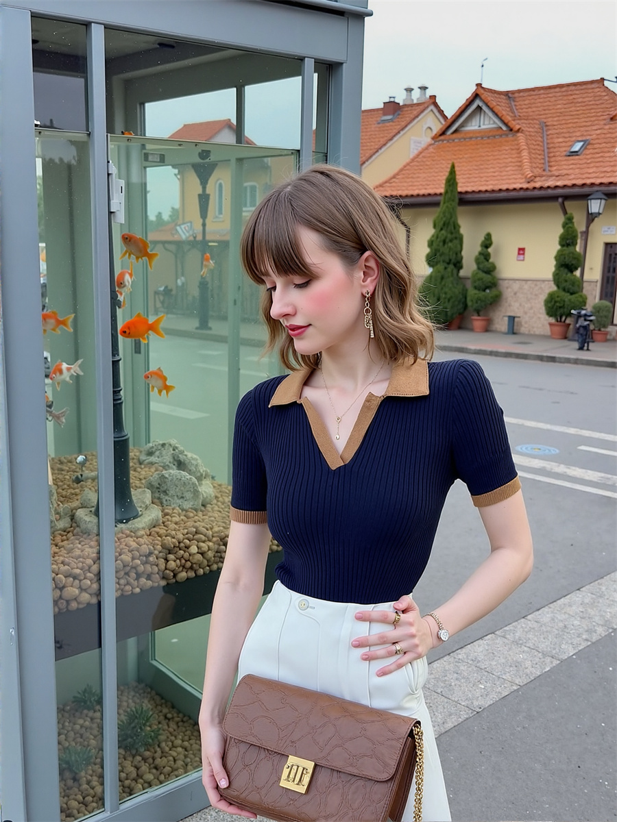 T-Shirt a Maniche Corte Stile  - Women'S Fashion Trends Fall 2025 recensione e prezzo