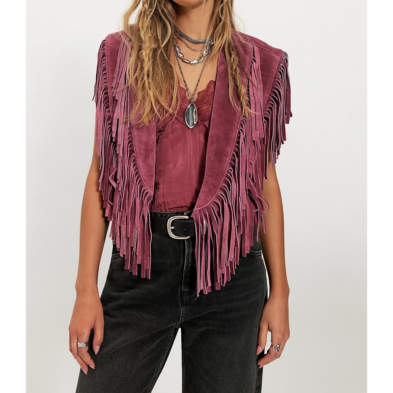 Gilet Vintage Y2k in Camoscio  - Women'S Fashion Of The 70S recensione e prezzo