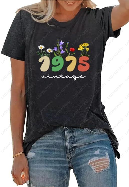 T-shirt vintage del 1975 per l - Women'S Fashion Of The 70S recensione e prezzo