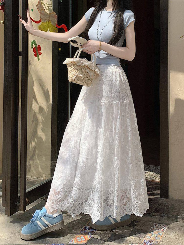 Gonna midi a vita alta da donn - A-Line Skirt Midi recensione e prezzo