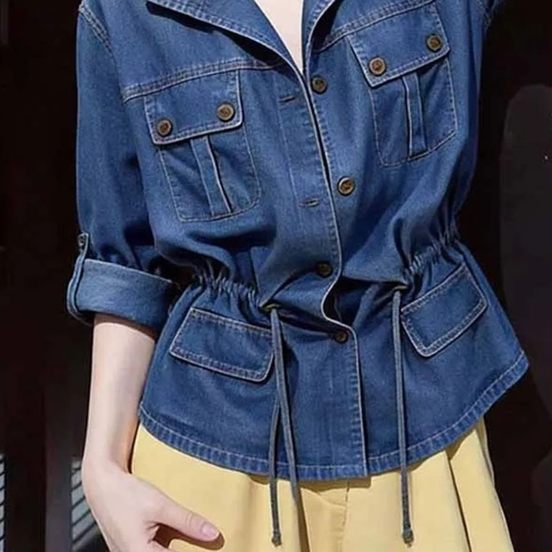 Camicia in denim da donna con  - Women'S Fashion Denim Jacket recensione e prezzo