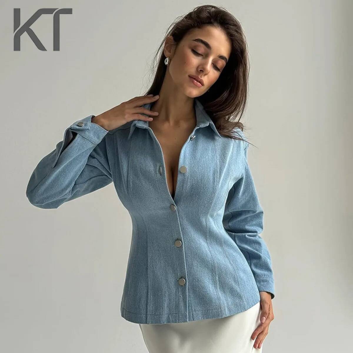 Camicia in Denim Vintage KT da - Women Fashion Blouse recensione e prezzo