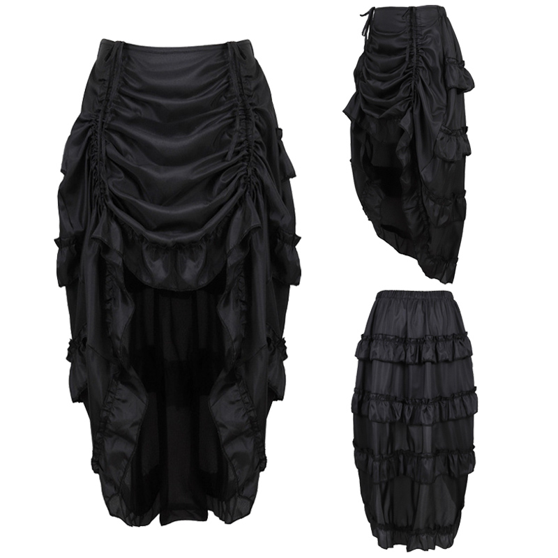 Gonne Steampunk da Donna Gotic - Pleated Skirt Women recensione e prezzo
