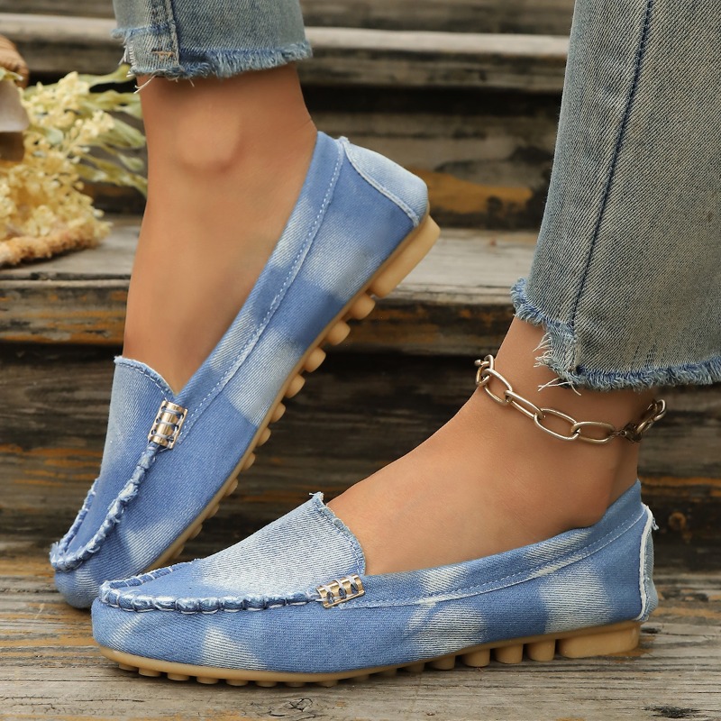Mocassini in Denim Azzurro all - Women'S Fashion Loafers recensione e prezzo