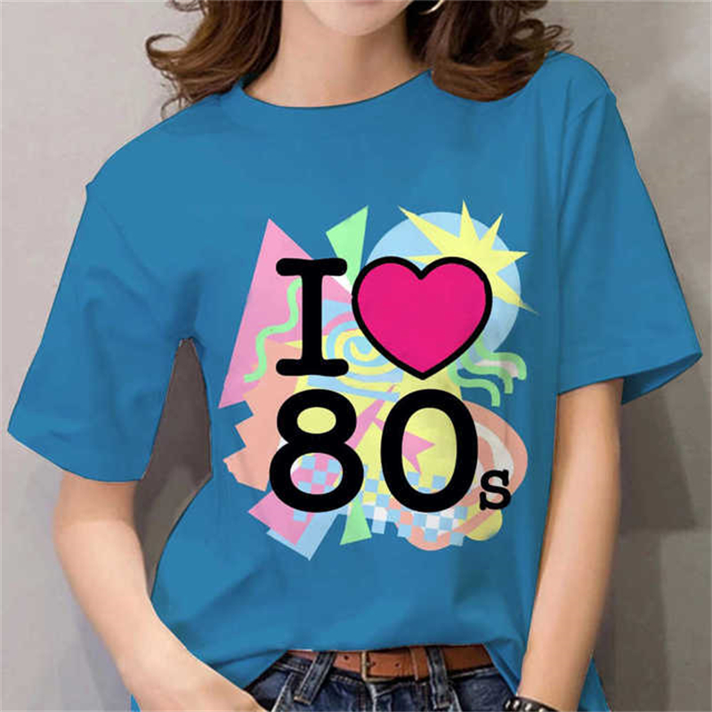 T-shirt da donna anni '80, top - Women'S Fashion In The 80S recensione e prezzo
