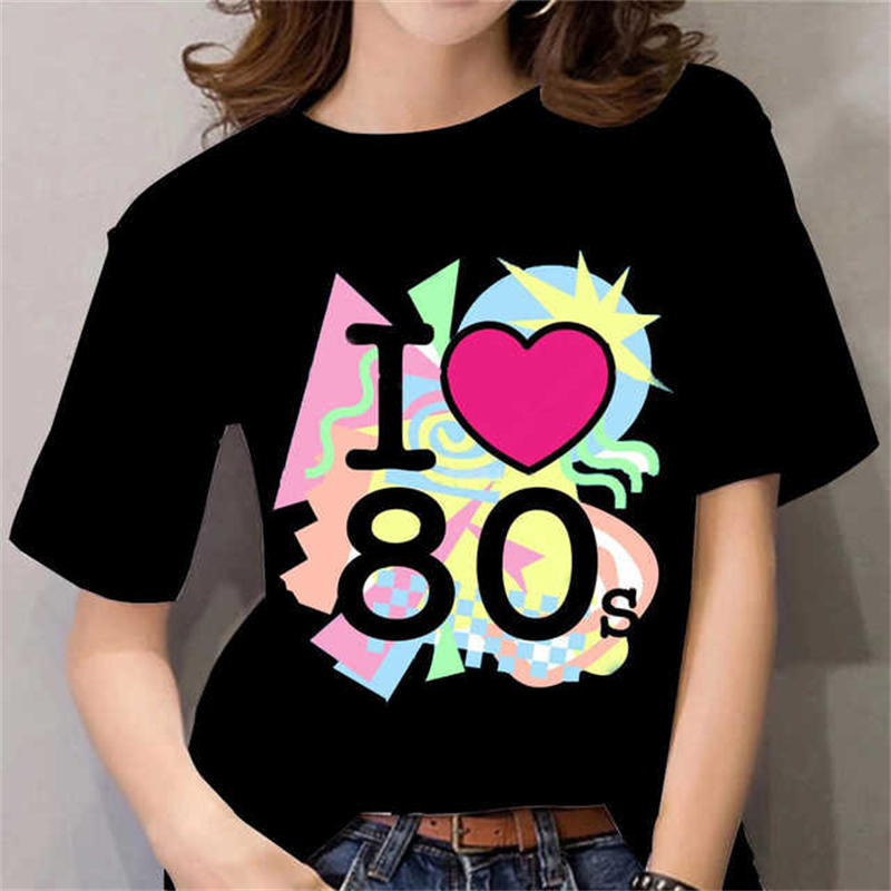 T-shirt da donna anni '80, top - Women'S Fashion In The 80S recensione e prezzo