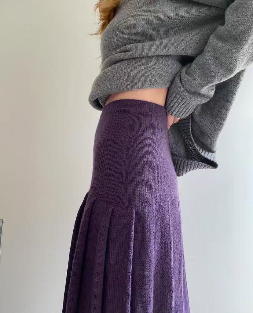 Gonna a vita alta, modellante, - Pleated Skirt Women recensione e prezzo