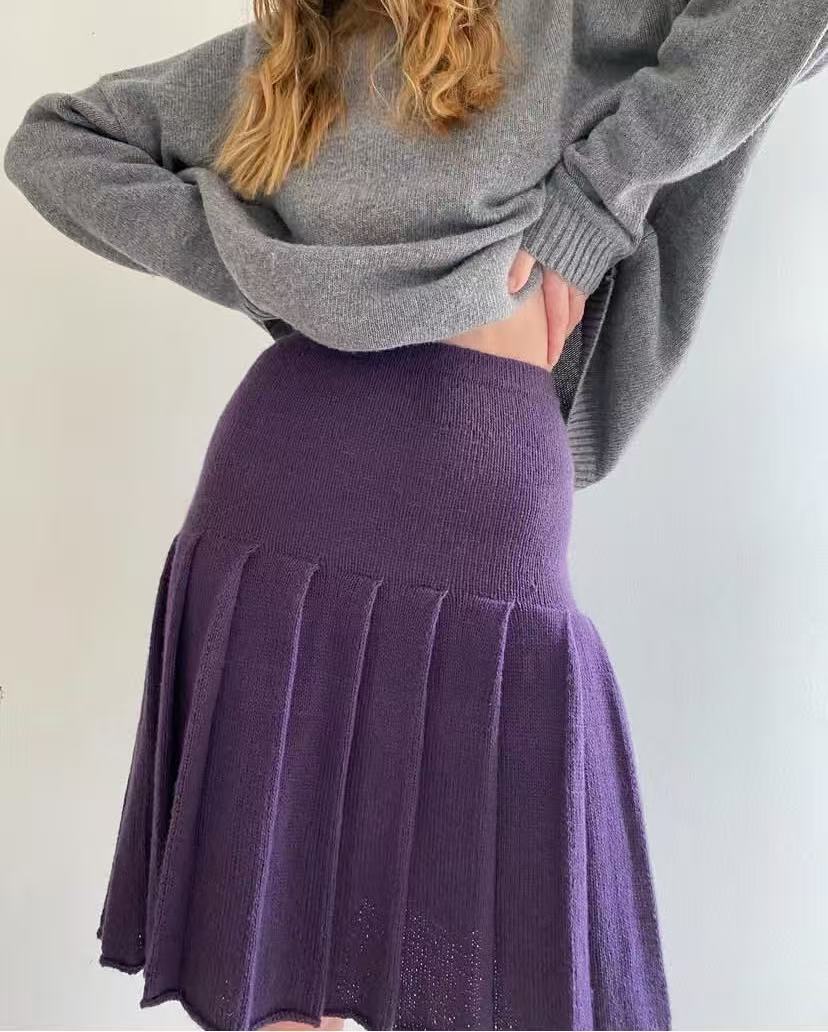 Gonna a vita alta, modellante, - Pleated Skirt Women recensione e prezzo