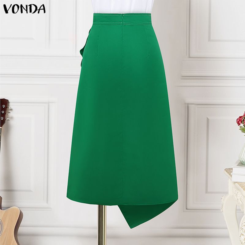 VONDA Plus Size 5XL Donne Eleg - A-Line Skirt Midi recensione e prezzo