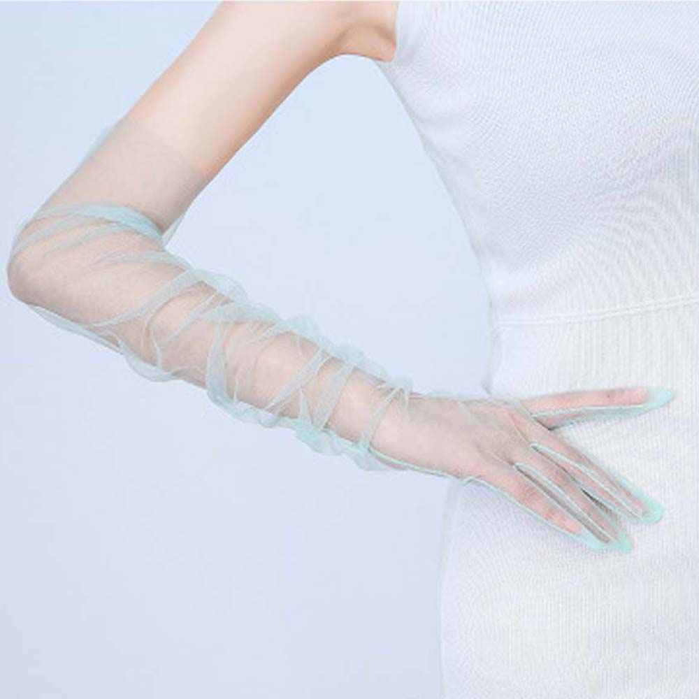 1 paio di guanti in Tulle tras - Women Fashion Photoshoot recensione e prezzo