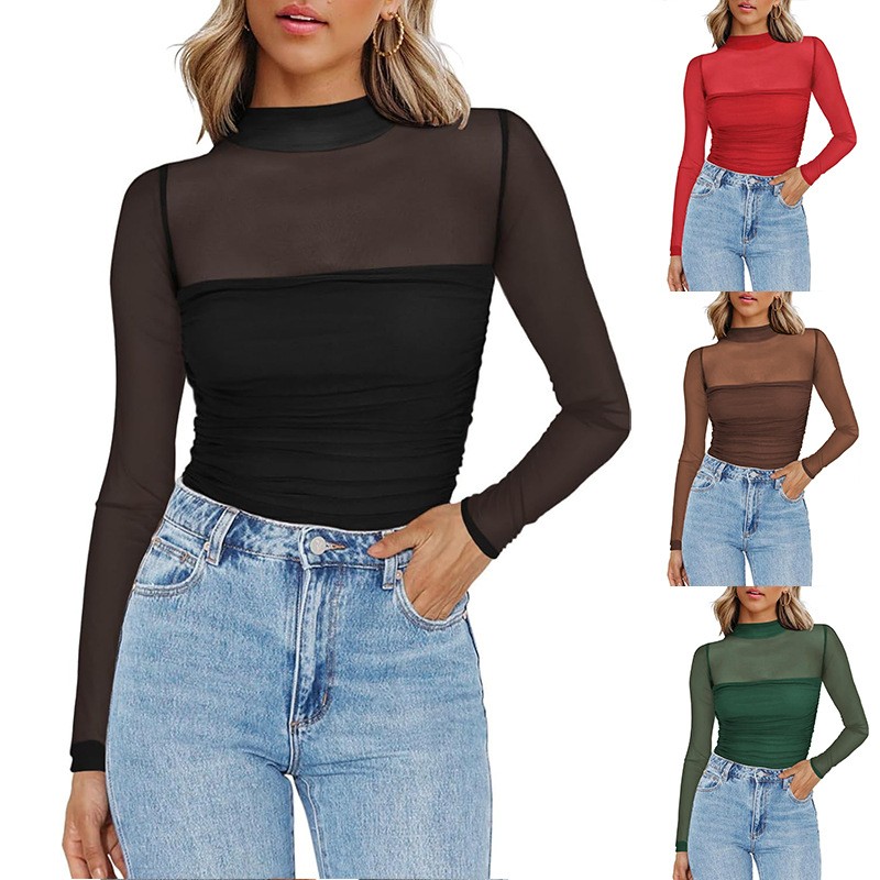 Maglietta da donna in maglia a - Women Fashion Blouse recensione e prezzo