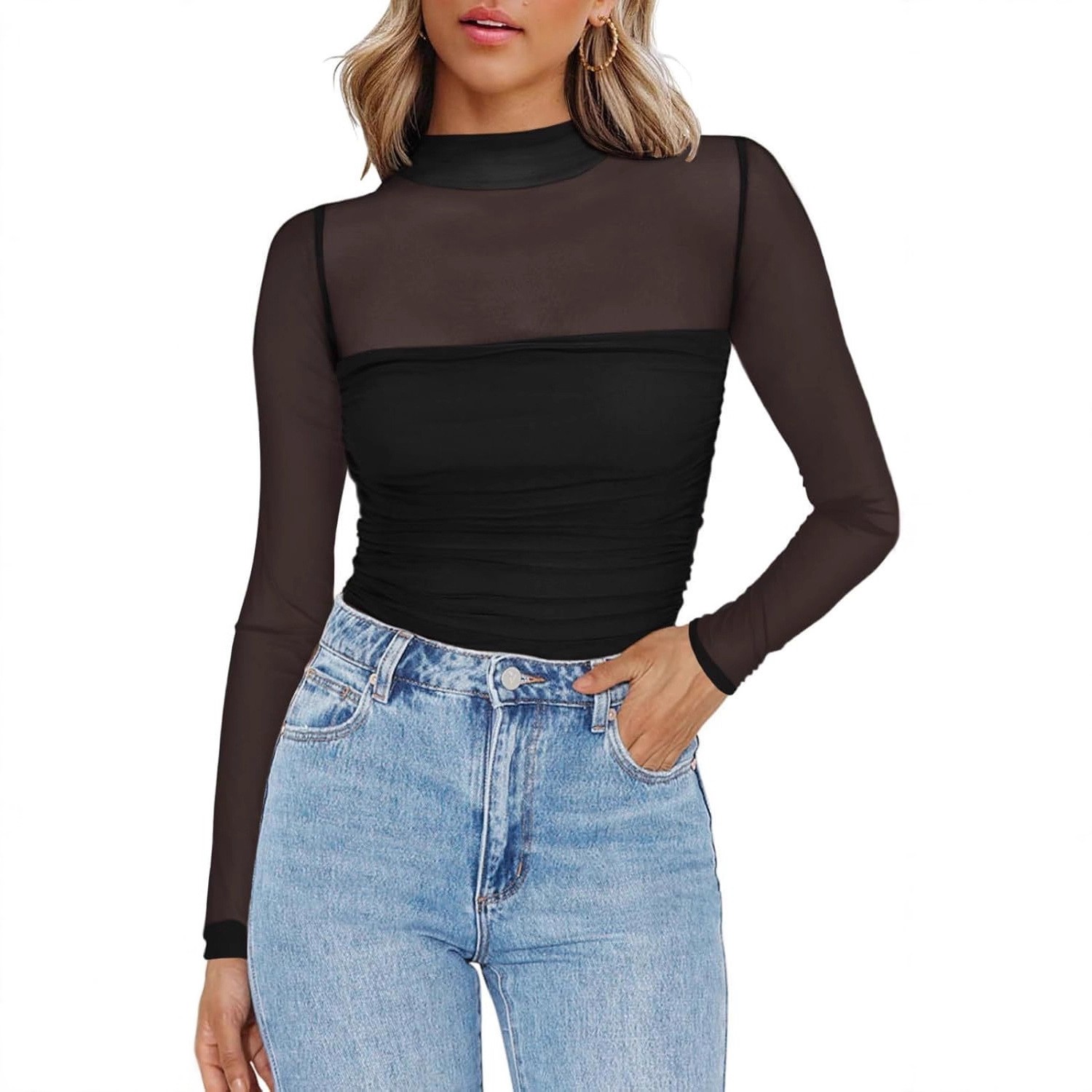 Maglietta da donna in maglia a - Women Fashion Blouse recensione e prezzo