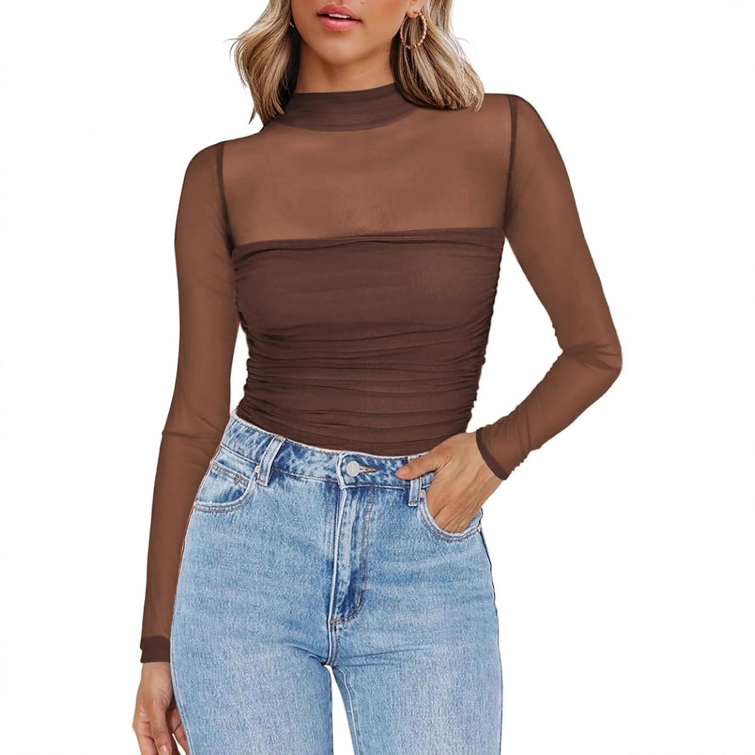 Maglietta da donna in maglia a - Women Fashion Blouse recensione e prezzo