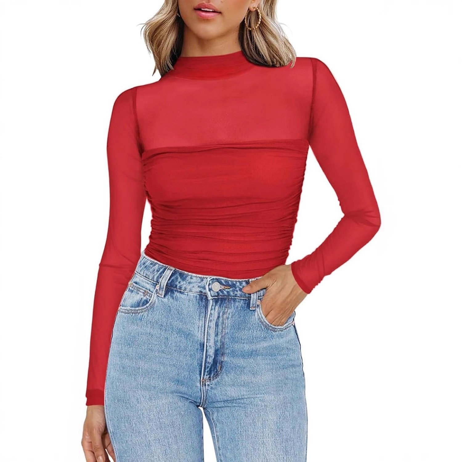 Maglietta da donna in maglia a - Women Fashion Blouse recensione e prezzo