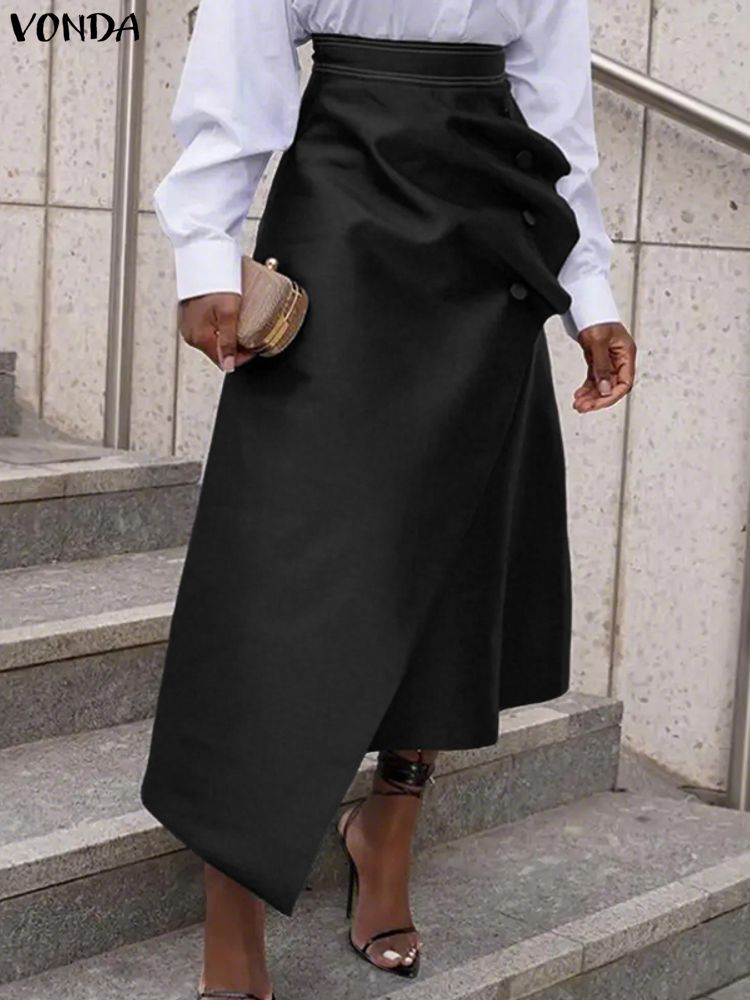 Gonne in raso taglie forti VON - A-Line Skirt Midi recensione e prezzo