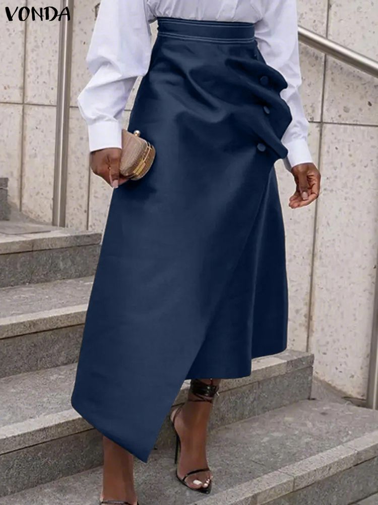 Gonne in raso taglie forti VON - A-Line Skirt Midi recensione e prezzo