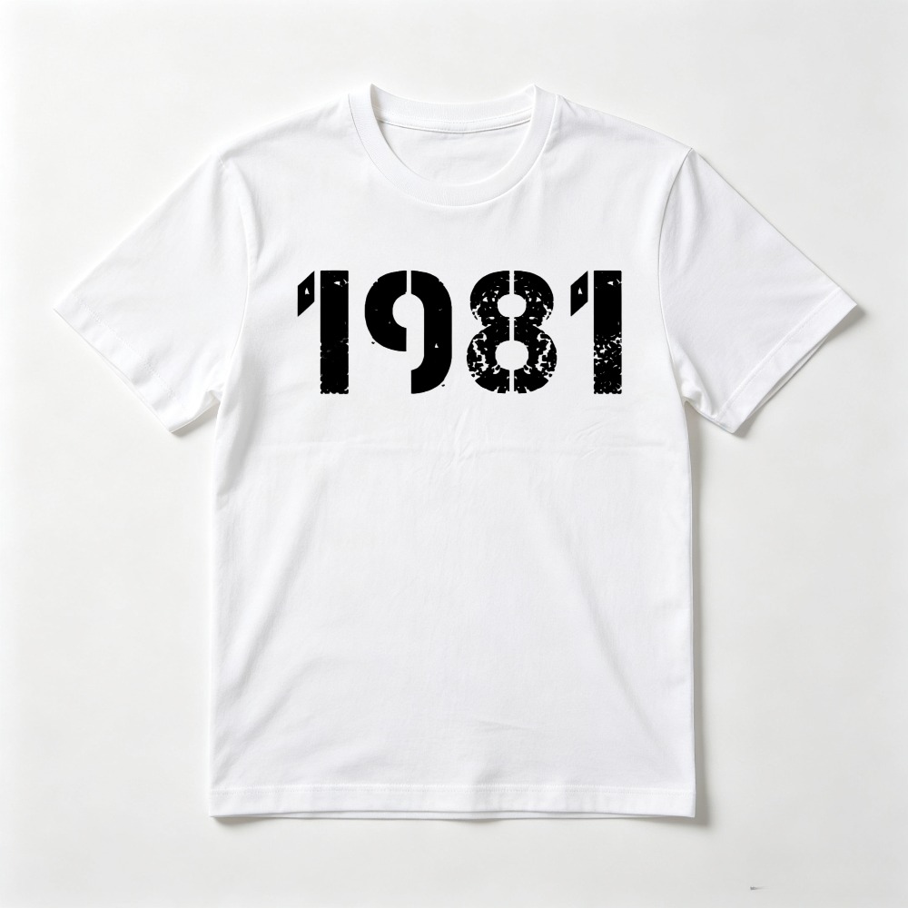 T-Shirt Stile Vintage 1981 con - Women'S Fashion In The 80S recensione e prezzo
