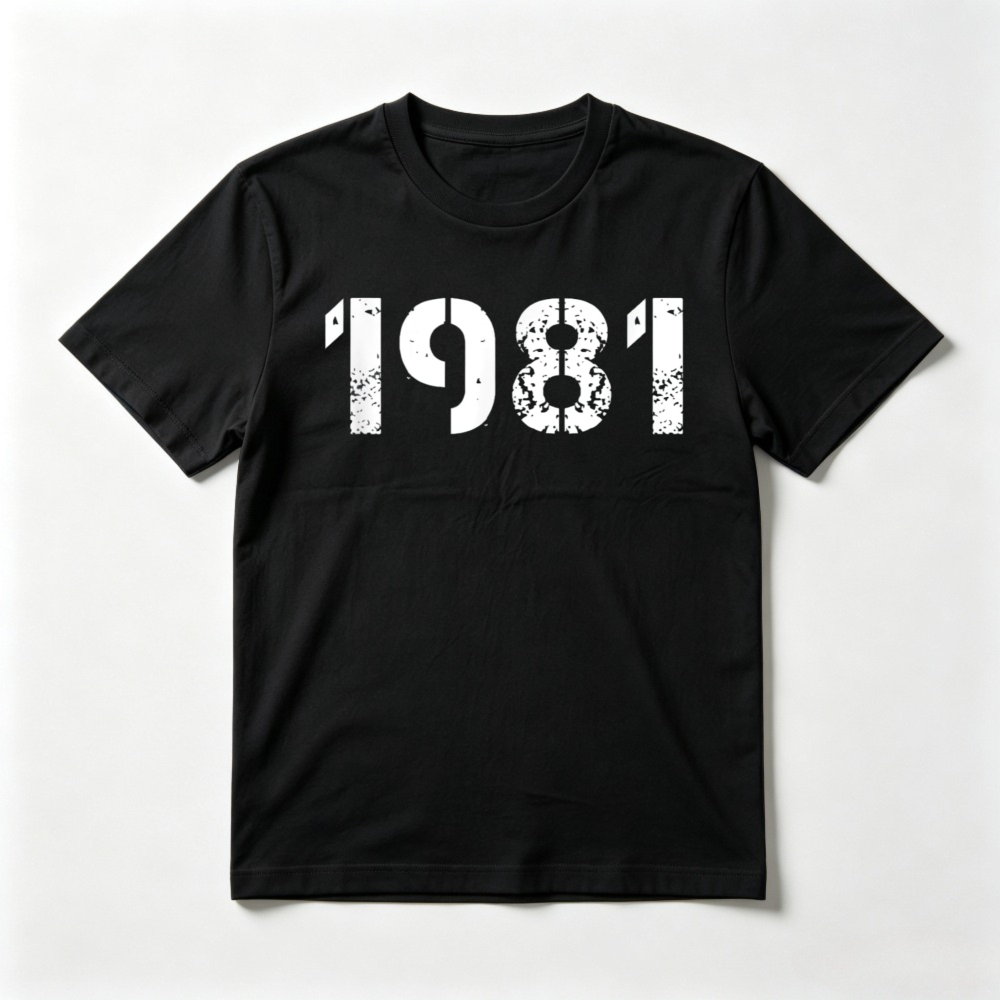 T-Shirt Stile Vintage 1981 con - Women'S Fashion In The 80S recensione e prezzo