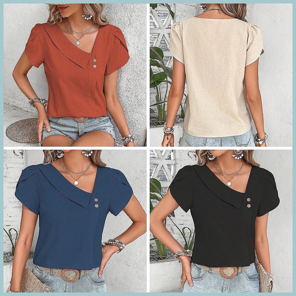 Camicetta Estiva Vintage 2024  - Women Fashion Blouse recensione e prezzo