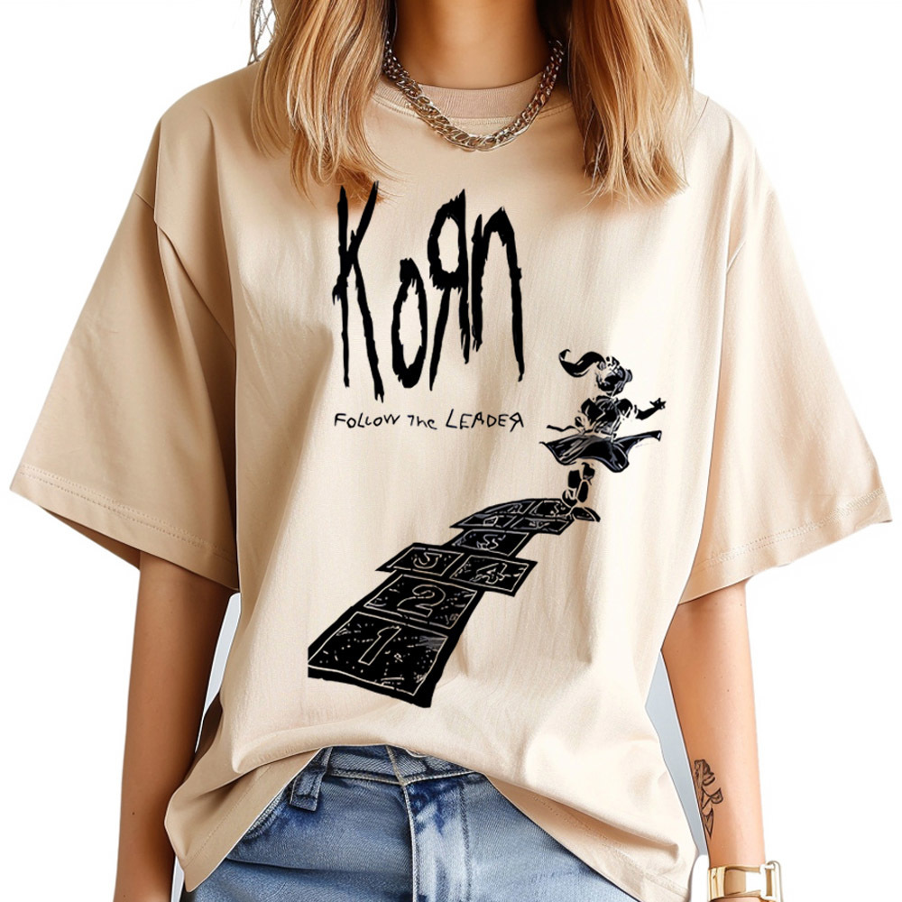Maglietta Korn da donna, moda  - Women'S Fashion In The 80S recensione e prezzo